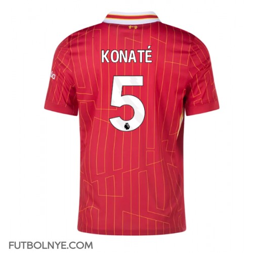 Camiseta Liverpool Ibrahima Konate #5 Primera Equipación 2024-25 manga corta